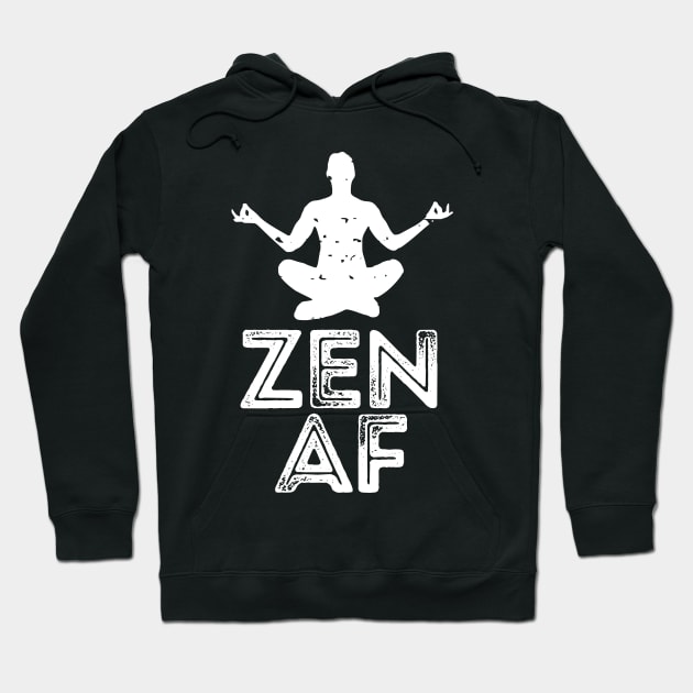 Zen AF T-shirt Hoodie by RedYolk